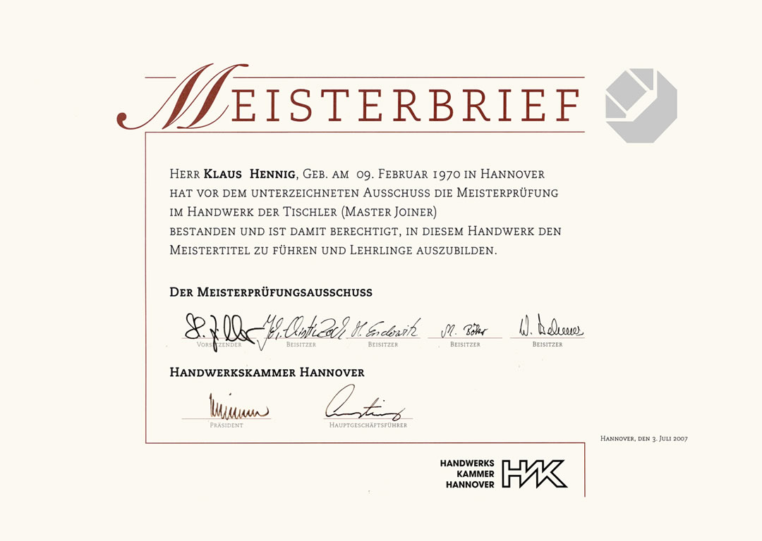 Meisterbrief